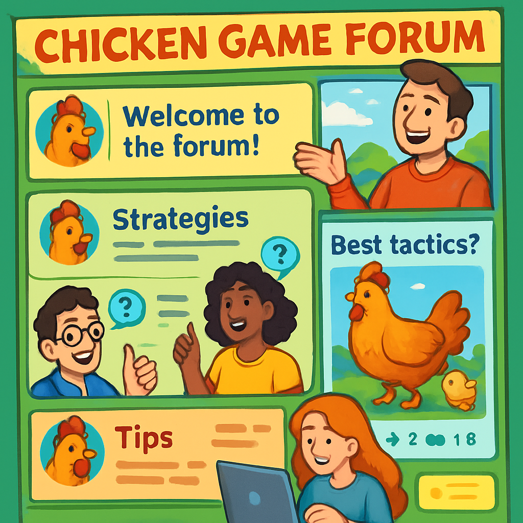 A vibrant chicken game community forum